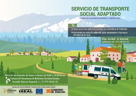 Imagen Transporte social adaptado en el Somontano