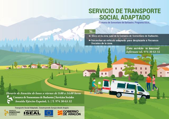 Imagen Transporte social adaptado en el Somontano